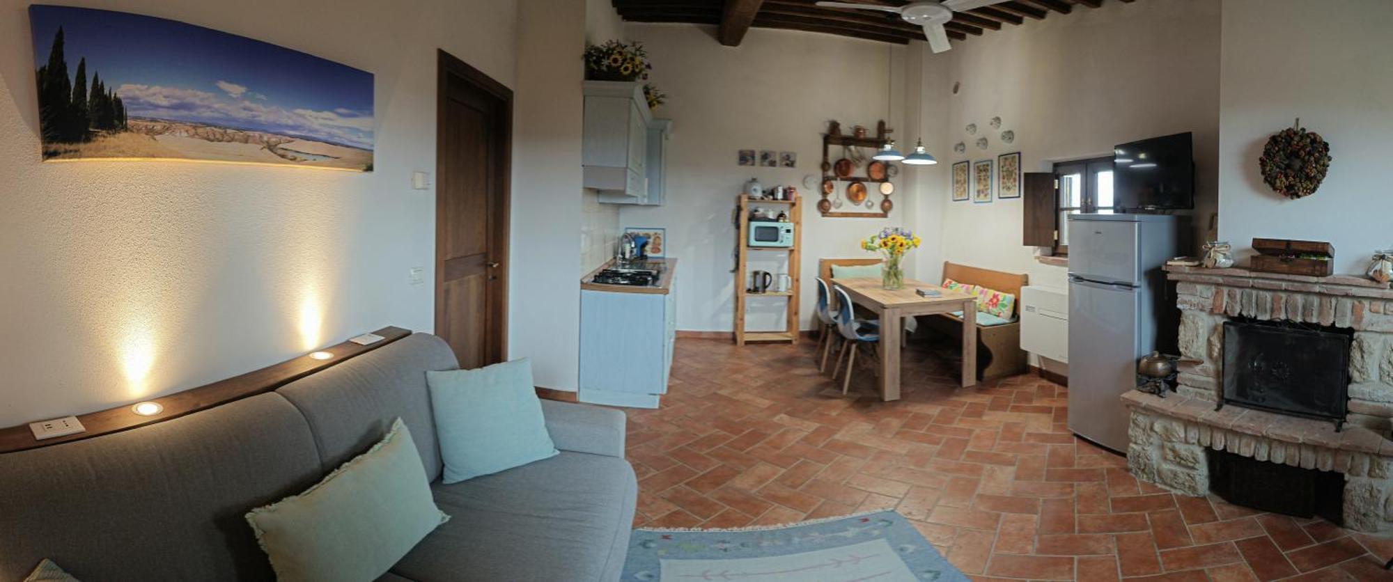 Apartamento Relax Palazzo Monaci Asciano Exterior foto