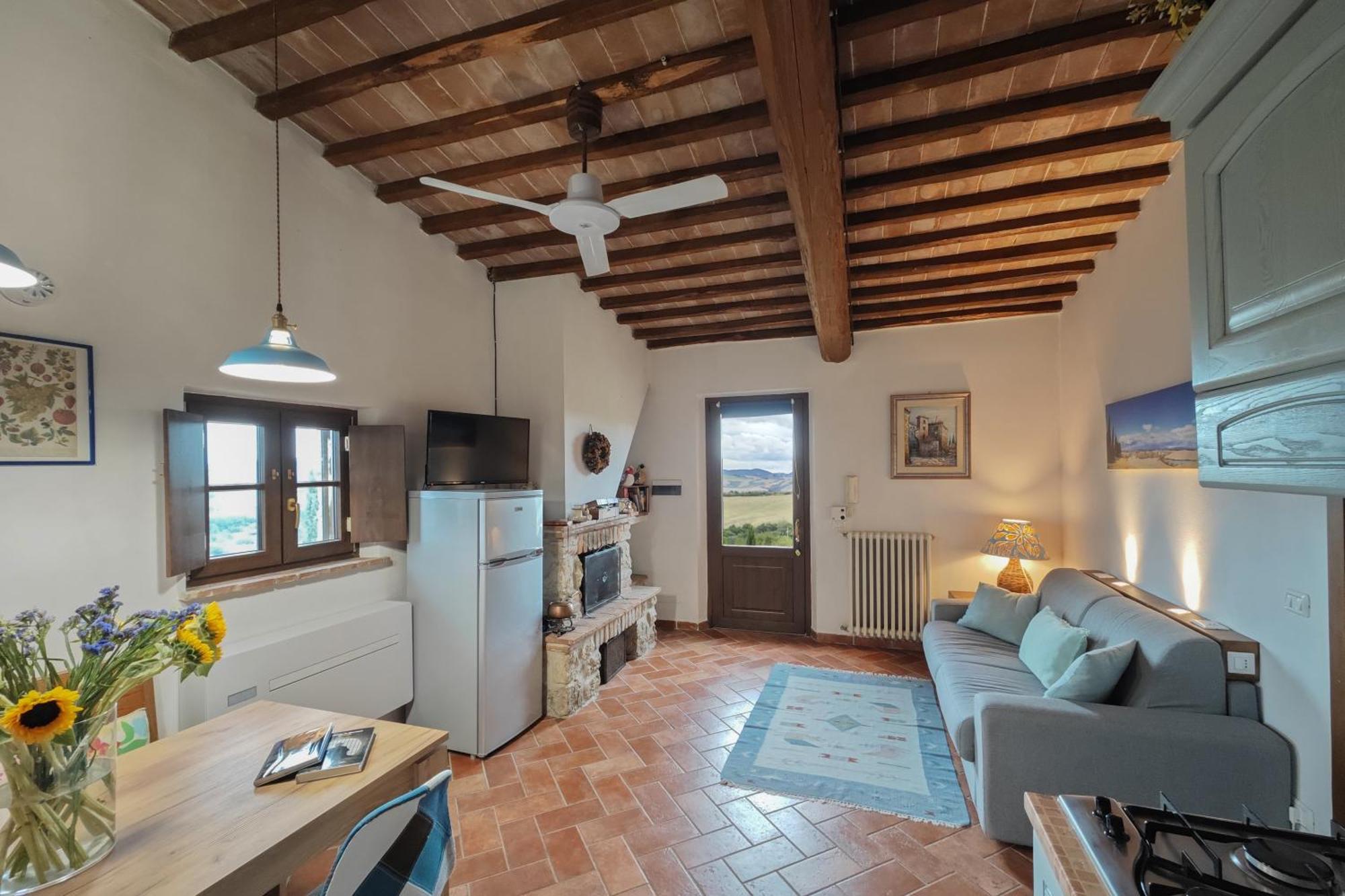 Apartamento Relax Palazzo Monaci Asciano Exterior foto